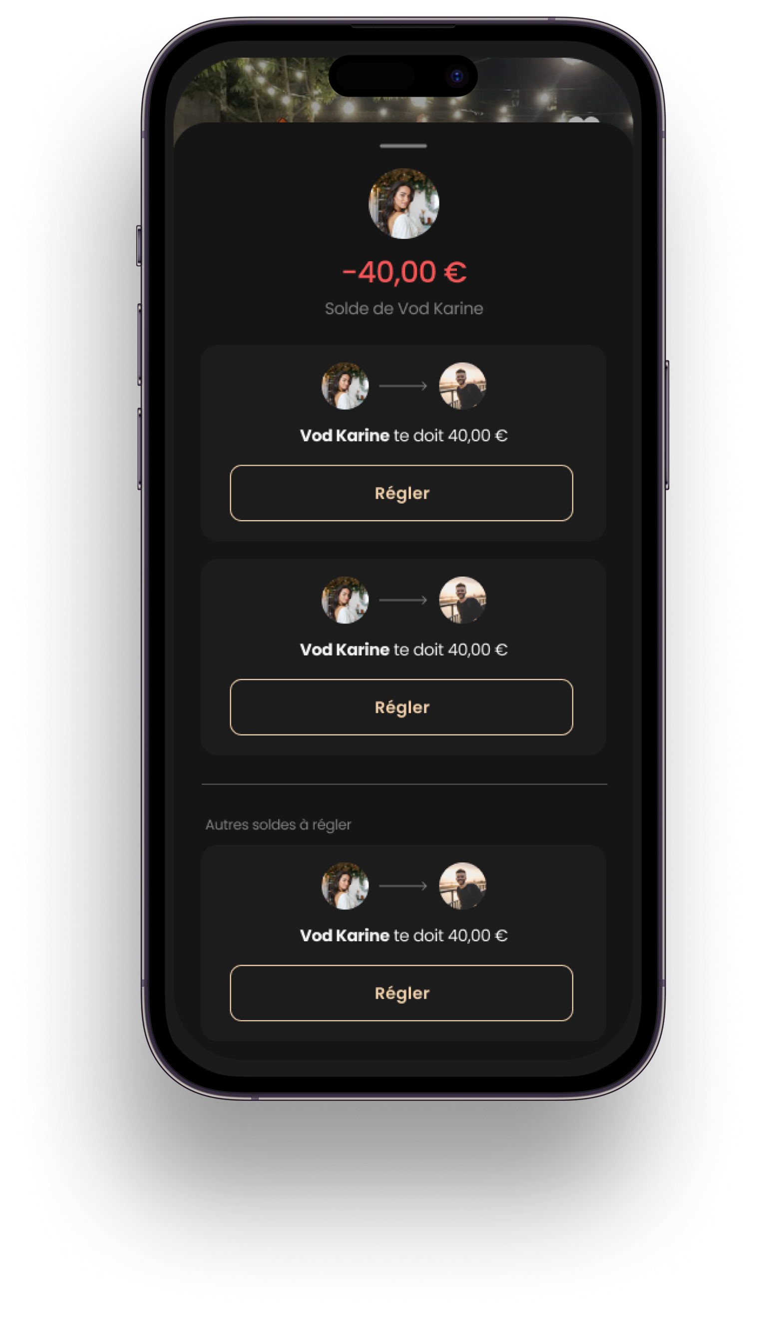 fonctionalité dépenses